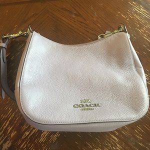 COACH leather lavender hobo style purse! Medium/smaller size hobo